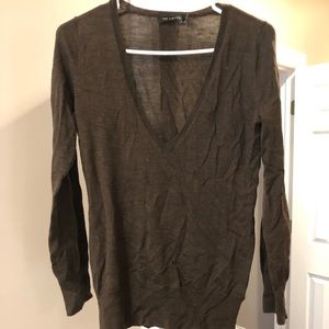 Merino wool chocolate brown sweater